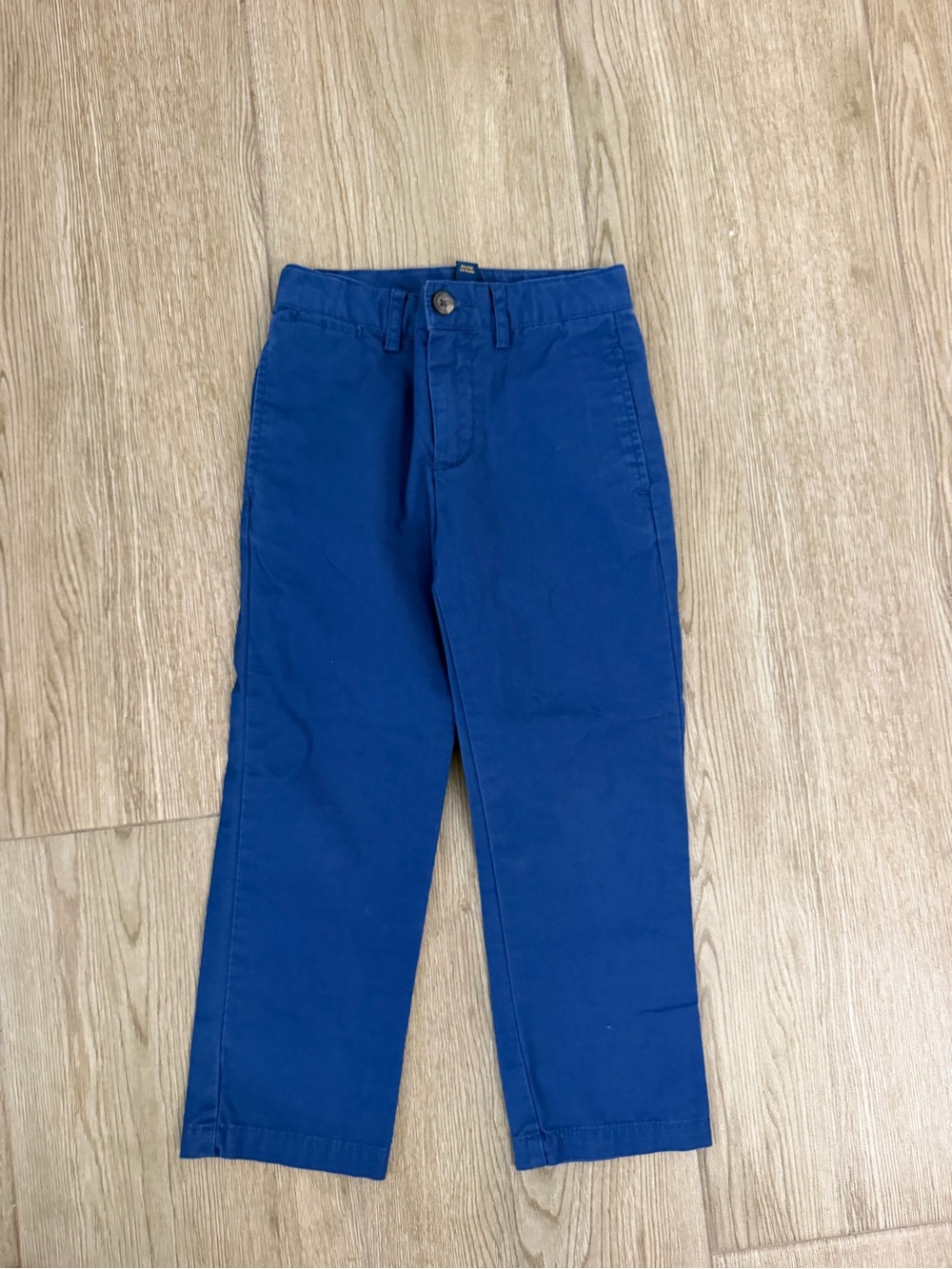 Polo Ralph Lauren Boys Blue Chino Pants Cotton Twill Regular Fit Pockets Size 4